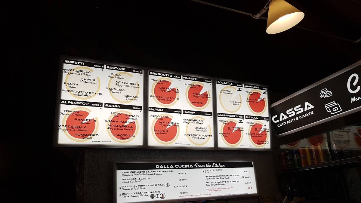 Menu di Alpen Stop 