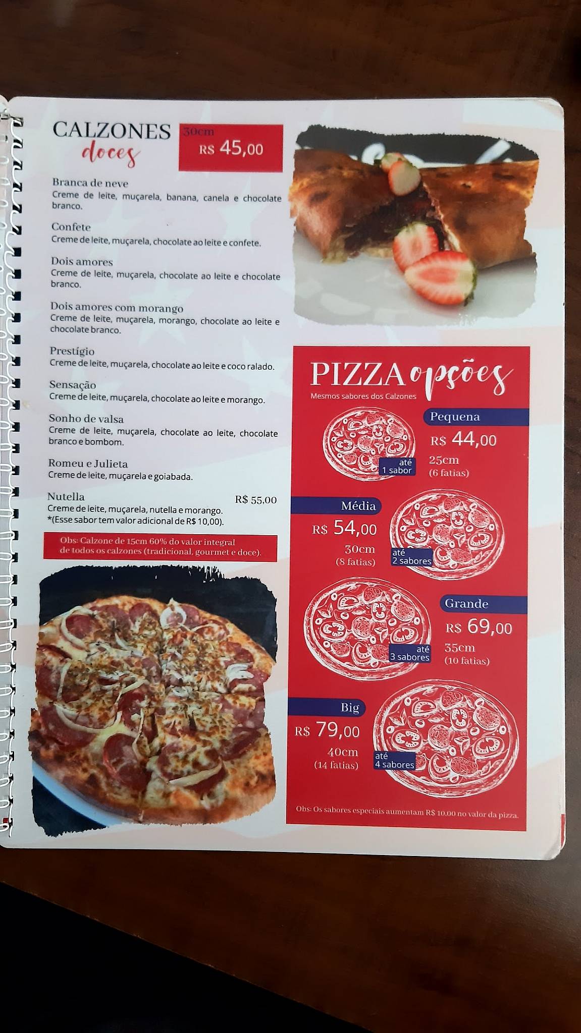 American Place cardápio