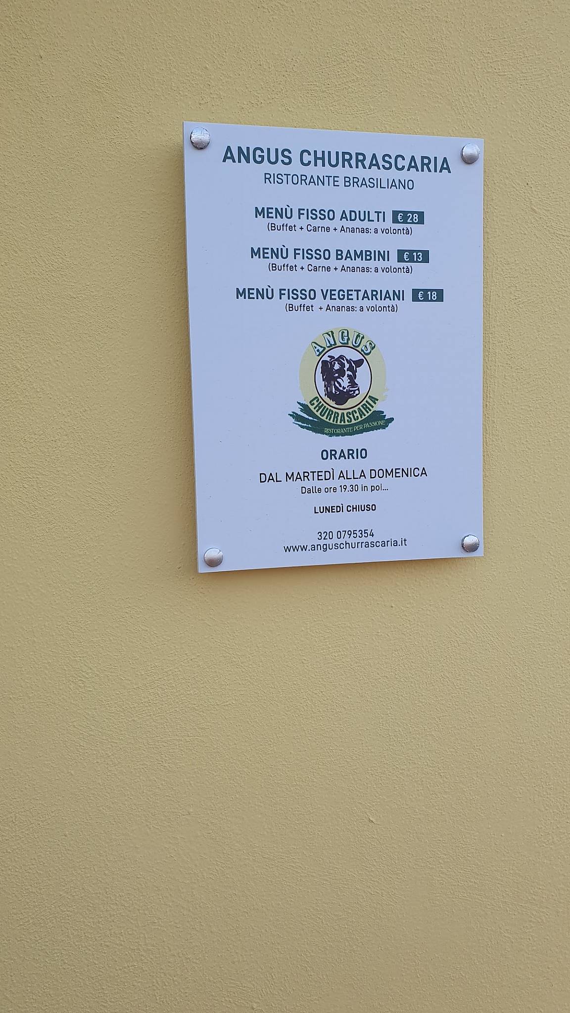 Menu di Angus Churrascaria 