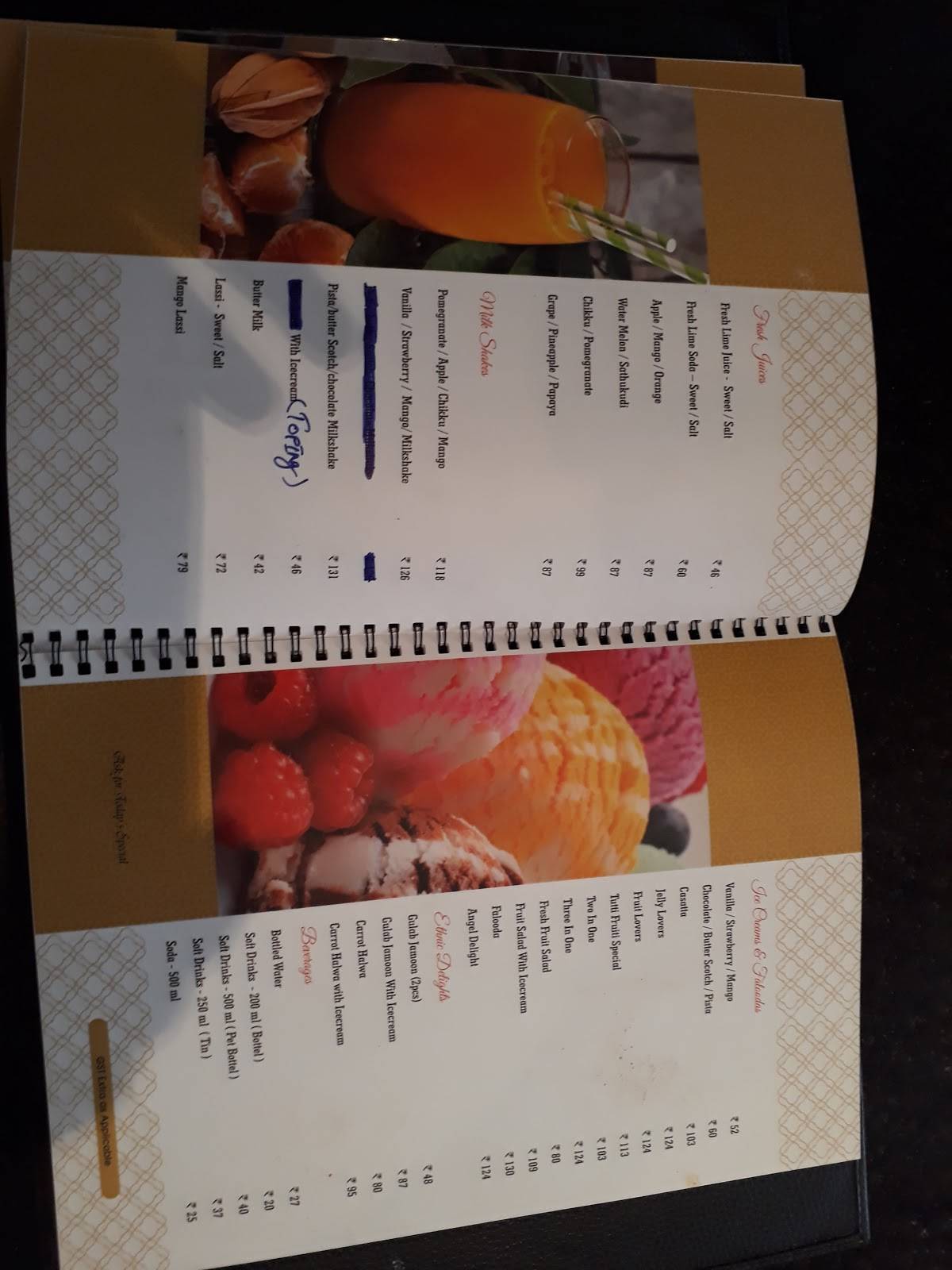 Menu at Anjappar Chettinad Restaurant, Thoothukudi