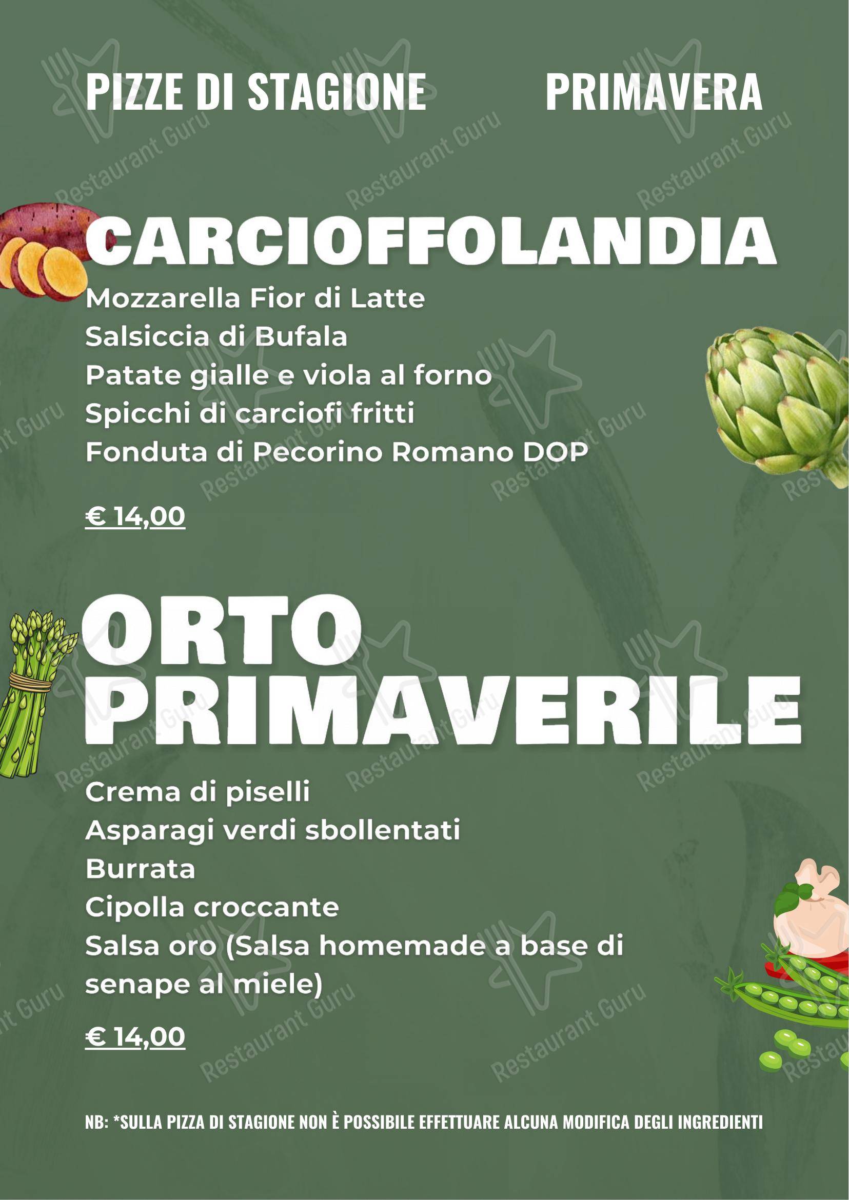 Menu per Antichi Sapori Dolo ristorante