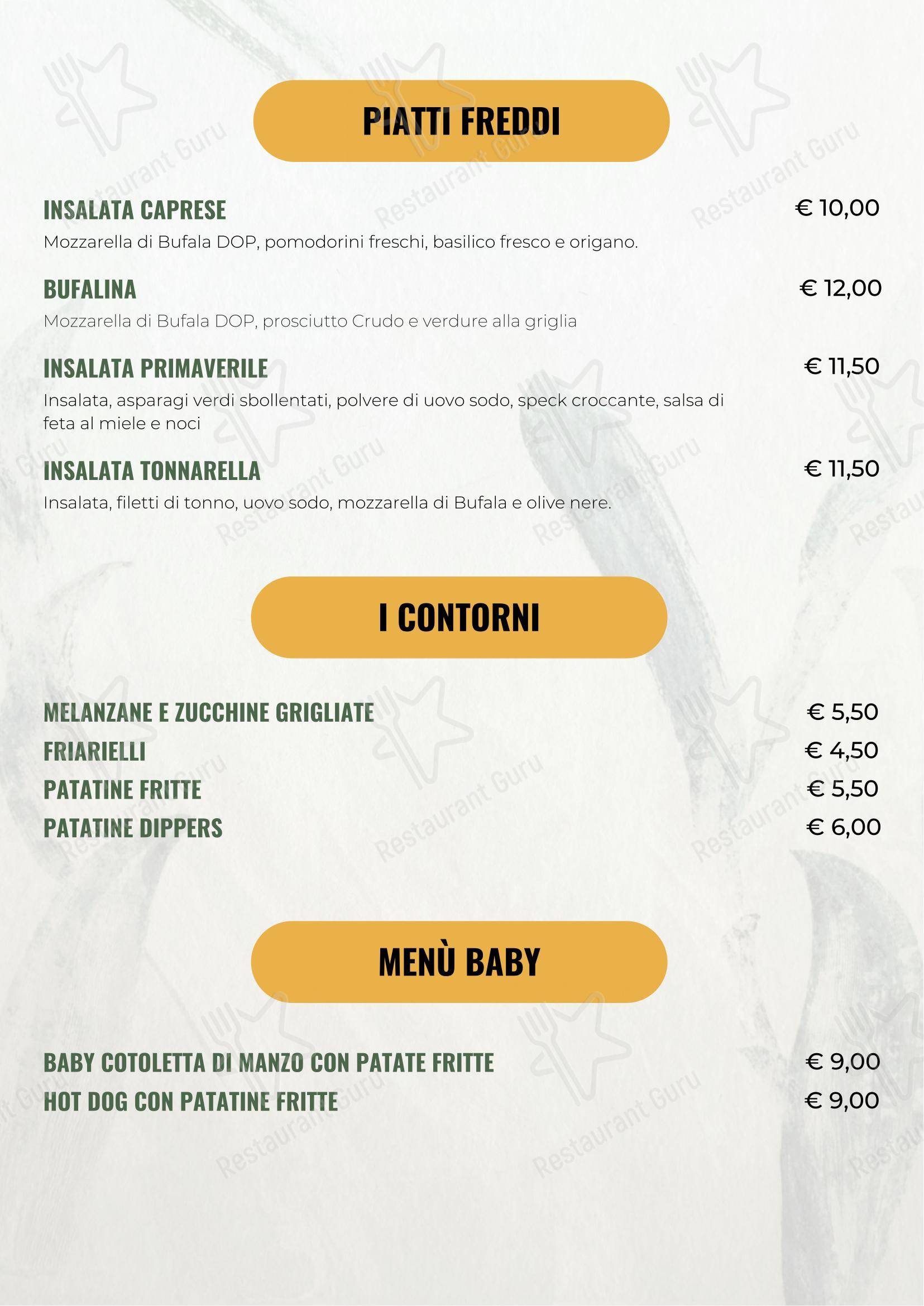 Menu per Antichi Sapori Dolo in Dolo