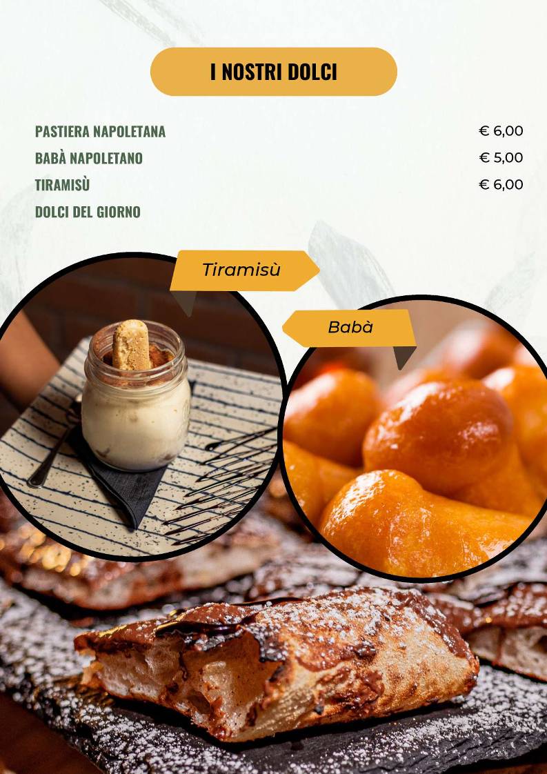 Menu di Antichi Sapori Dolo 