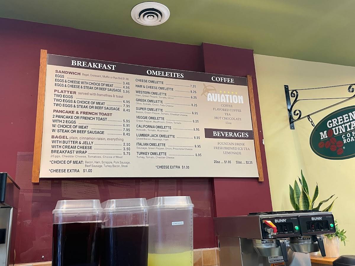 Menu at Aviation Deli & Grill restaurant, Glen Burnie