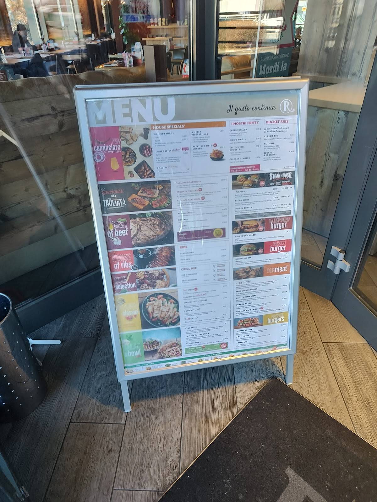 Menu di ROADHOUSE RESTAURANT CORNAREDO 