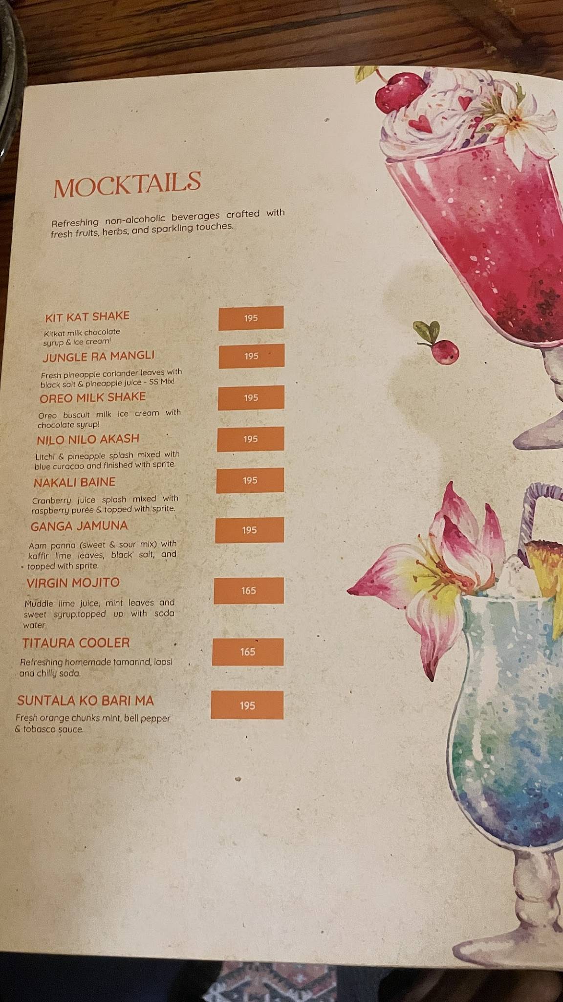 Bamey's Restro Cafe menu