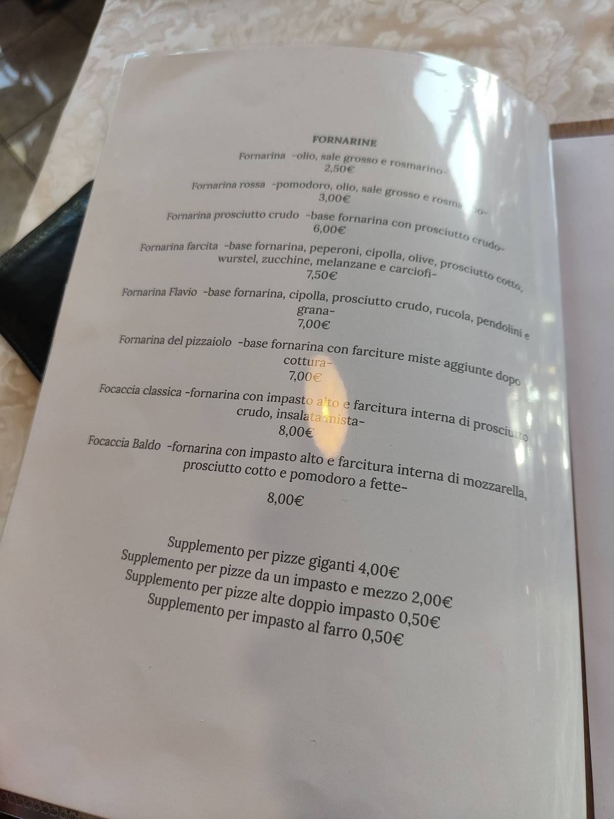 Menu di Ristorante Italo 
