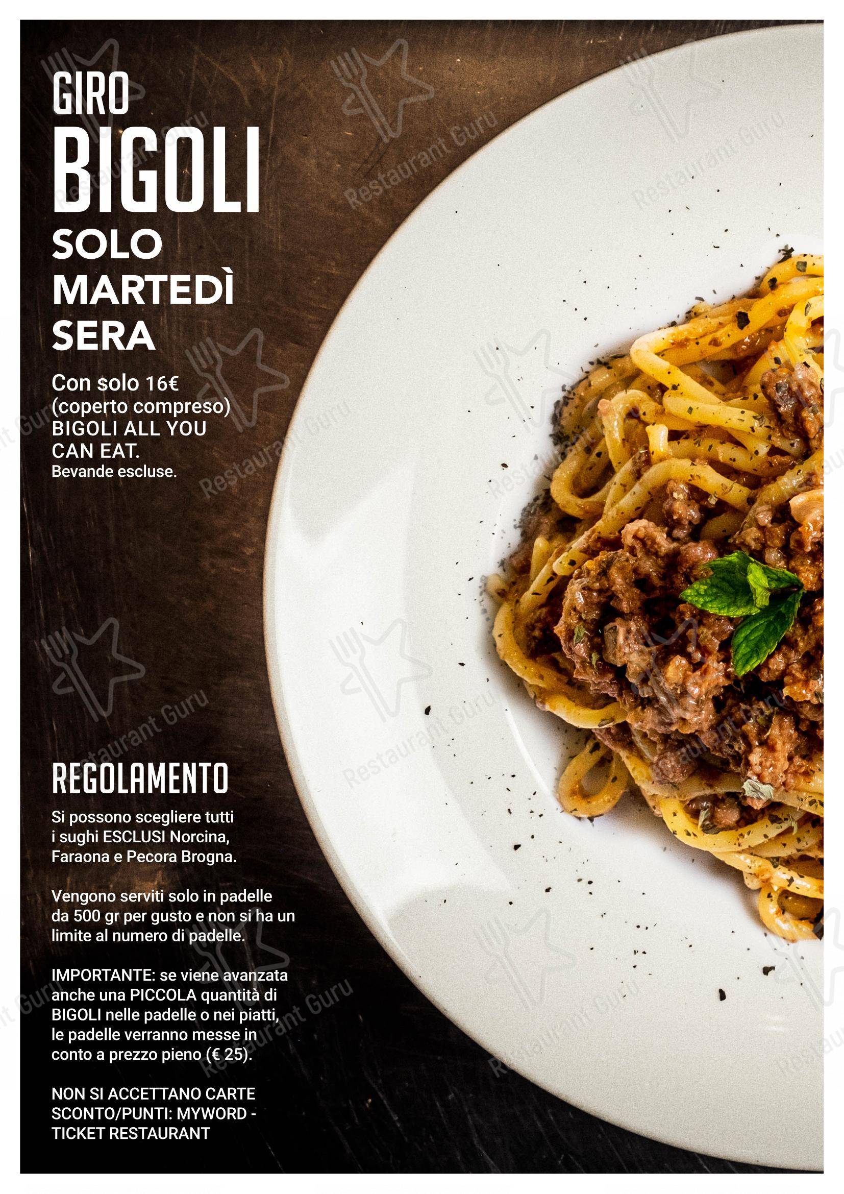 Menu di Bar the Brothers - Menu bar