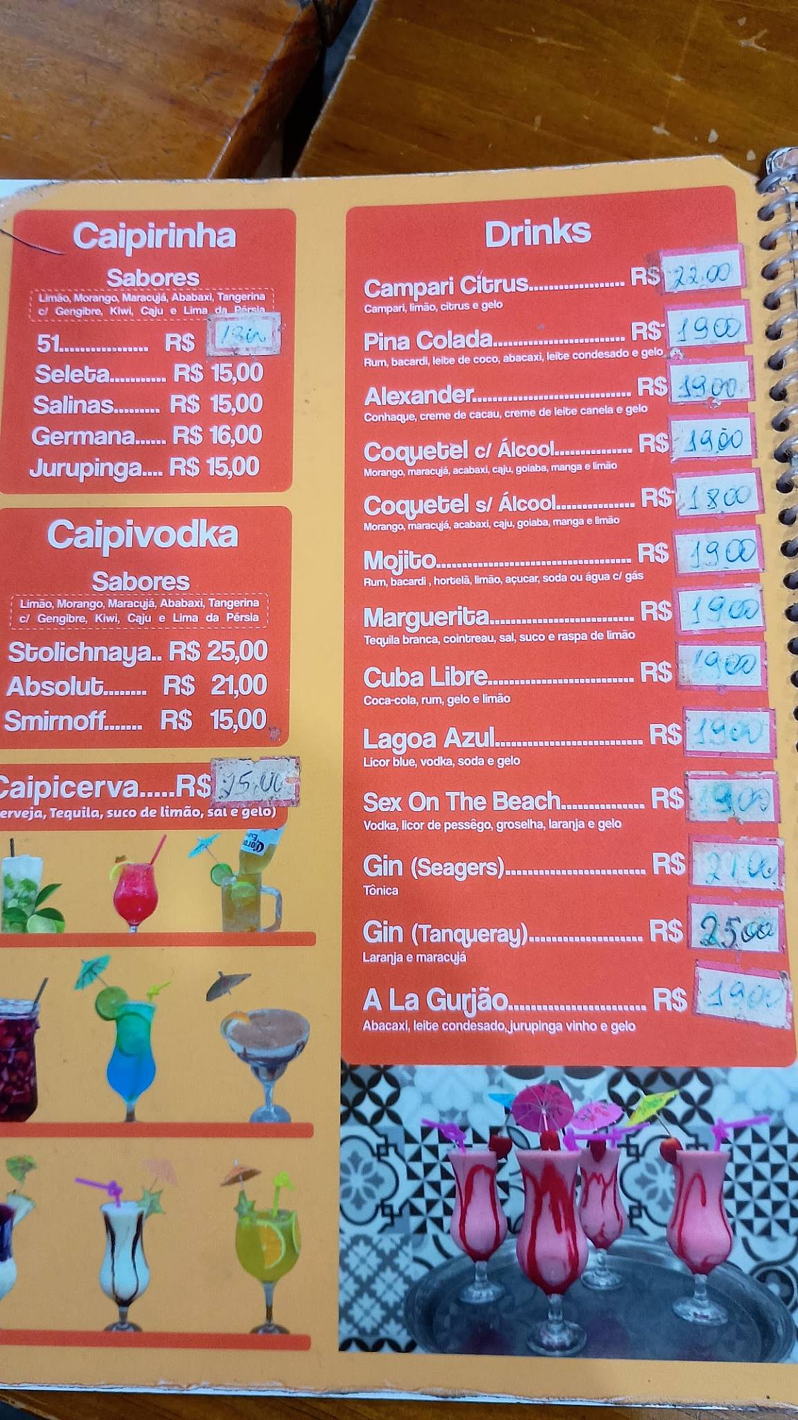 Bar do Gurjão cardápio