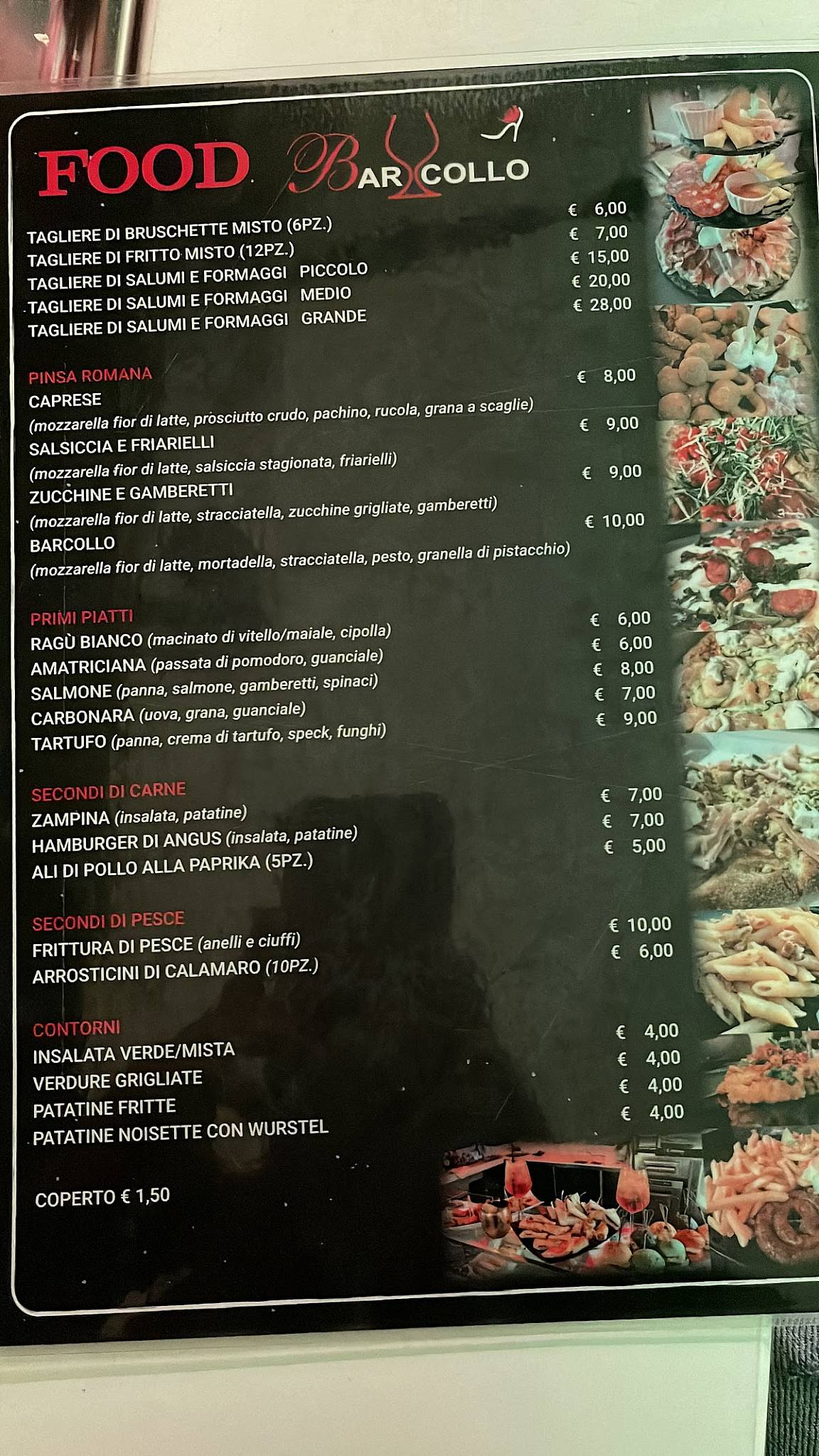 Menu di BarCollo 