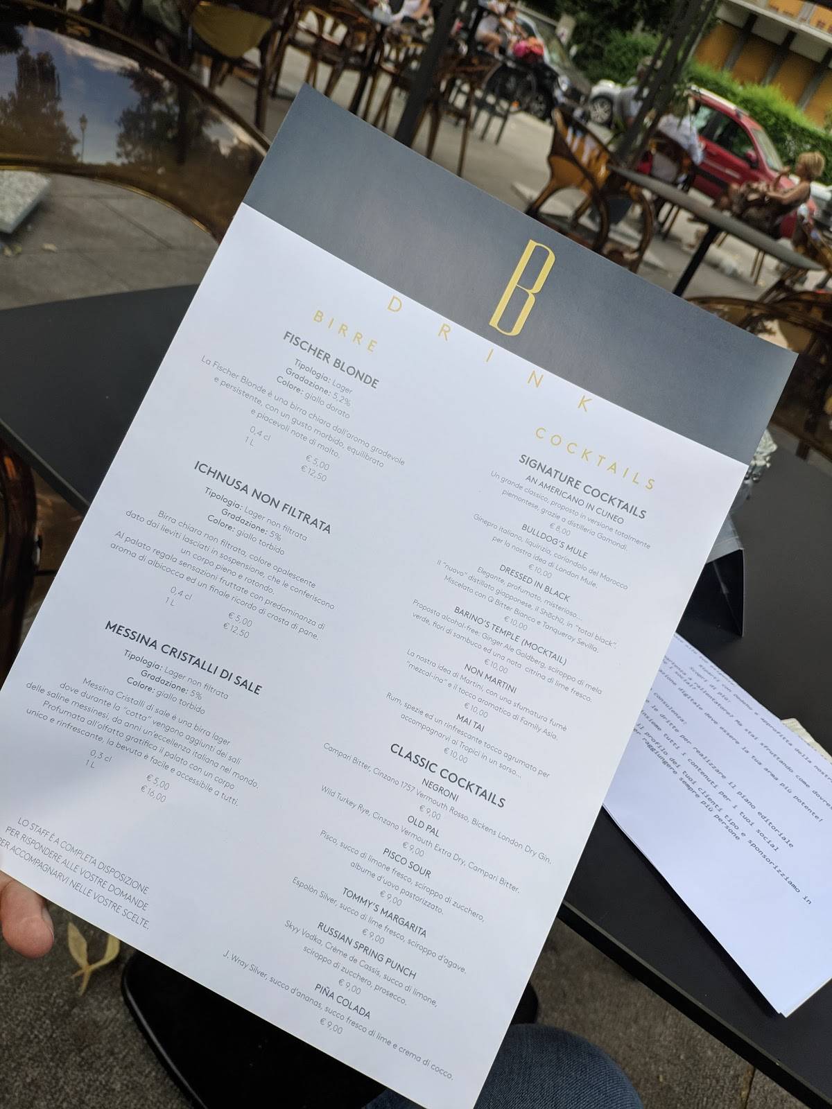 Menu di Barino 