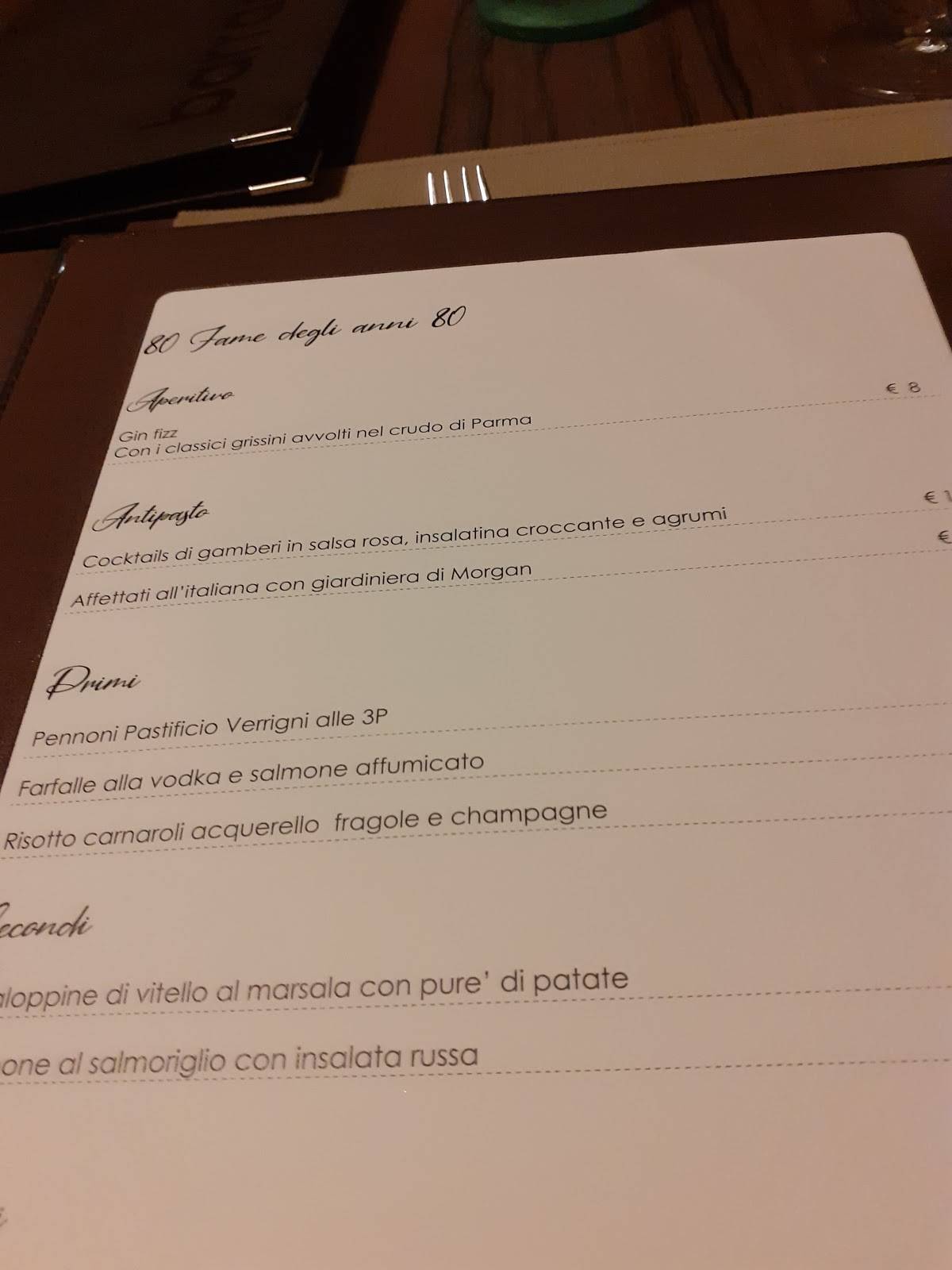 Menu di Barracudino Easy & Chic 