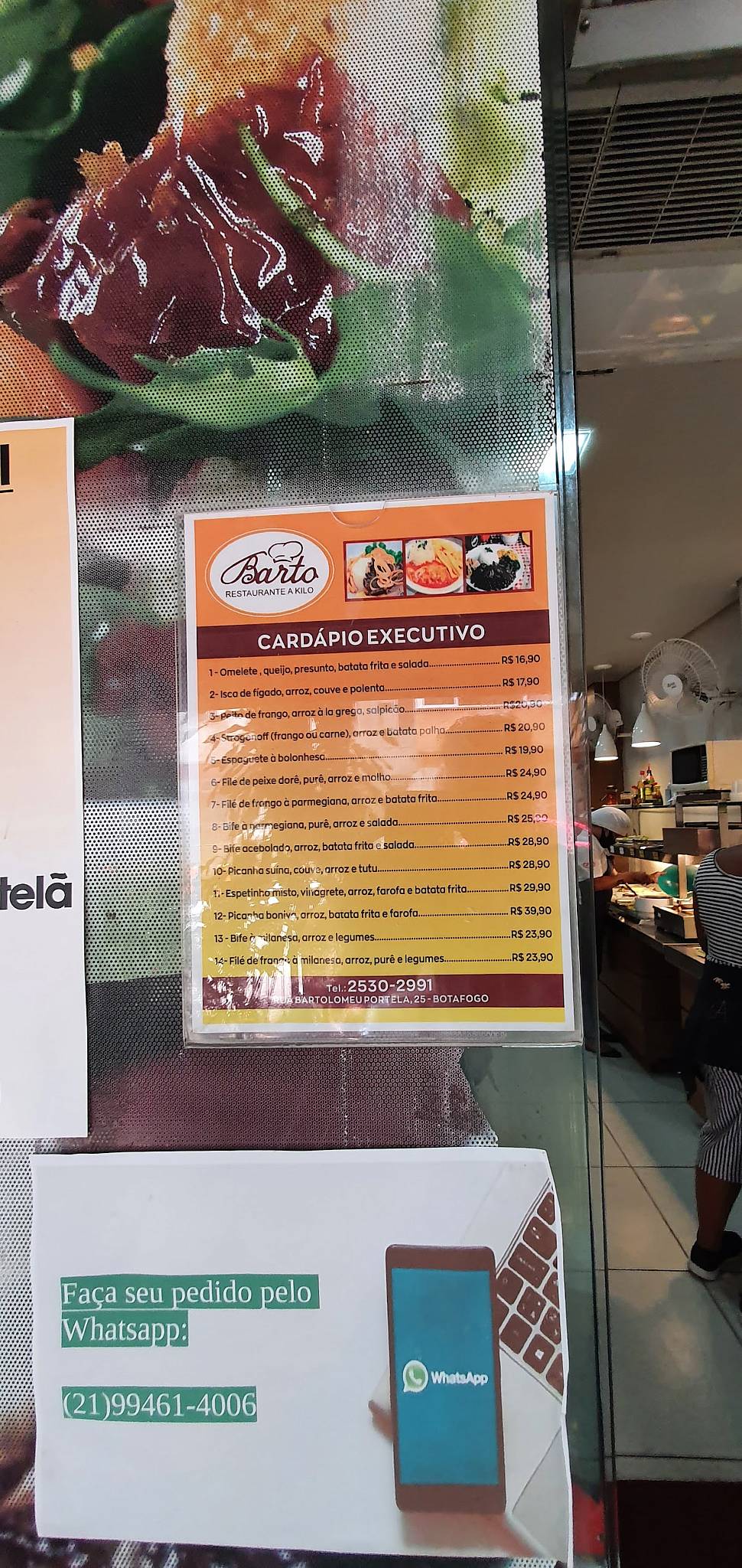 Barto Restaurante Self - Service cardápio