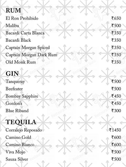Cafe 77 East menu