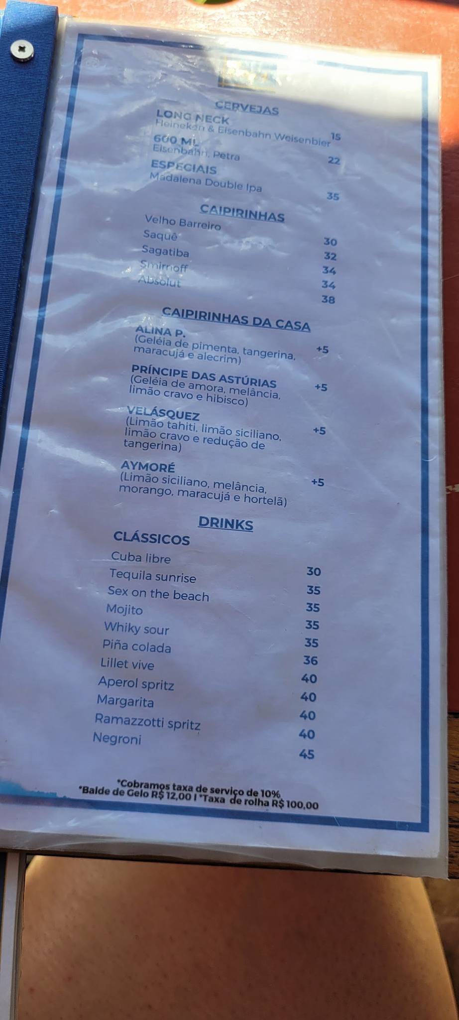 Ben's Bar & Comidaria cardápio