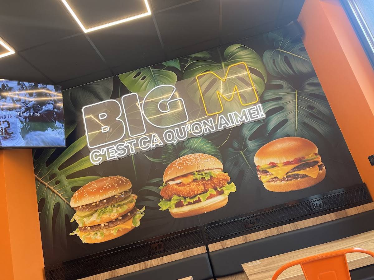 Menu de BigM Nevers