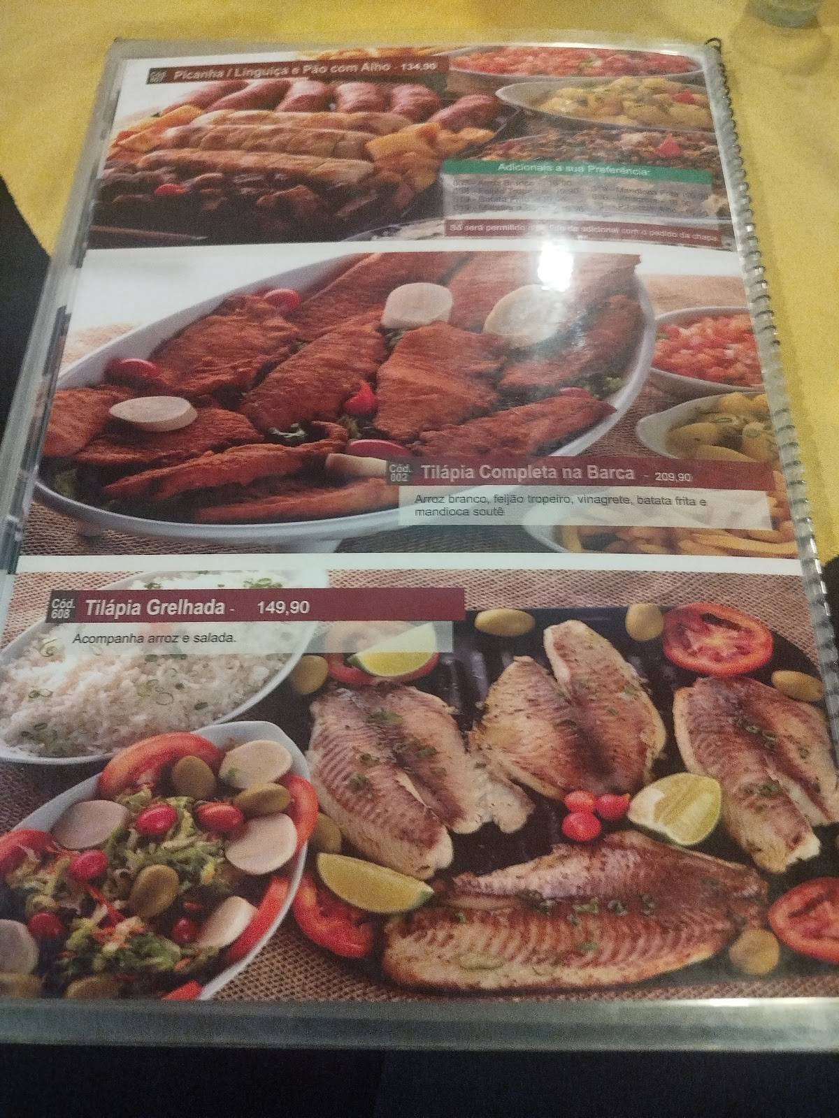 Birutão cardápio