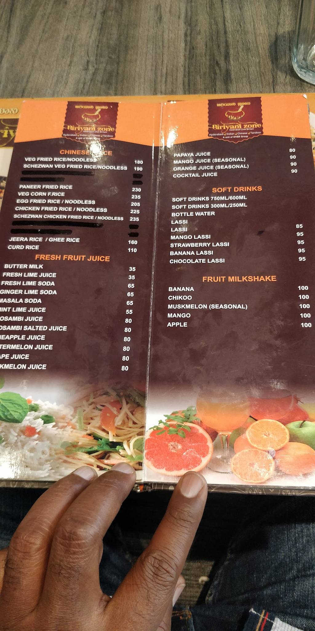 Biryani Zone, Yelahanka, Hyderabadi Dum Biryani Restaurant menu