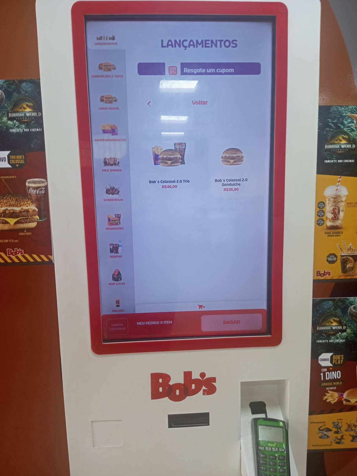 Bob's Burger - Rua Caldas Novas cardápio