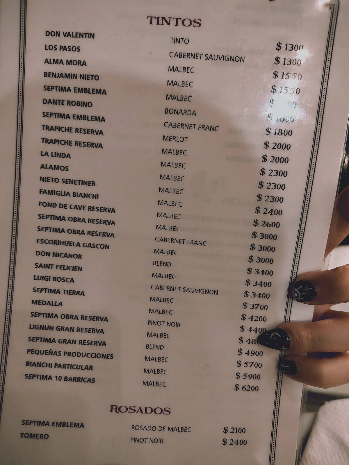 Carta Del Pub Y Bar Bodegon Nu Ez Buenos Aires Arribenos Nu Ez