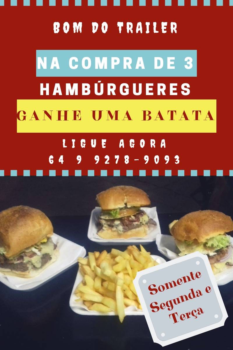 Bom do Trailer cardápio