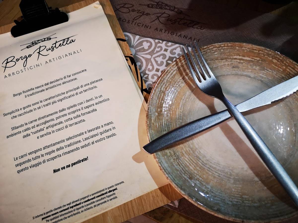 Menu di Borgo Rustella 