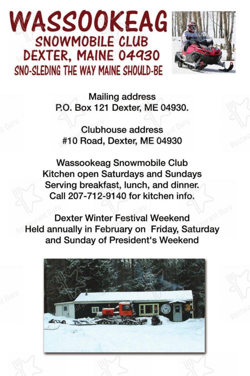 Menu at Brewster Inn & Chowder House restaurant, Brewster