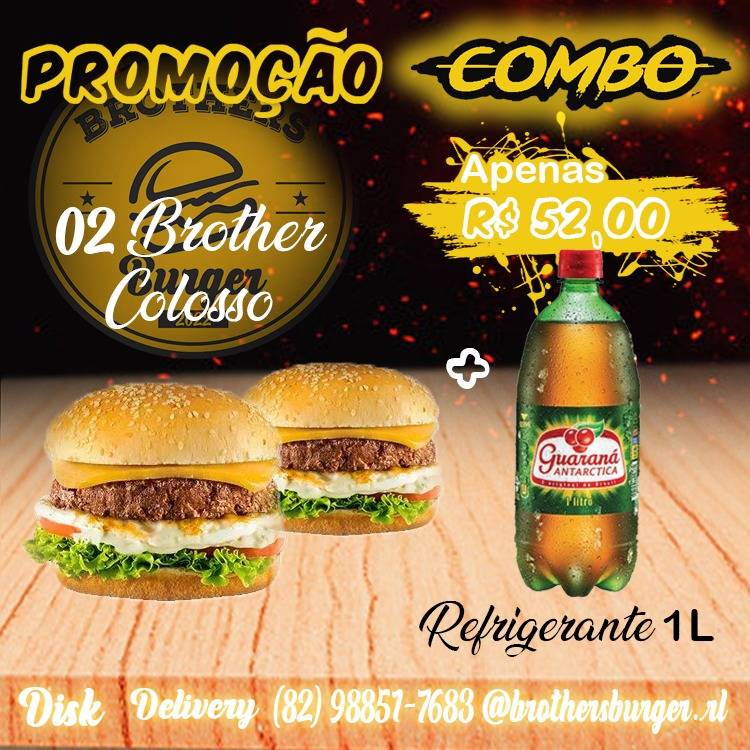 Brothers Burger cardápio