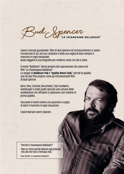 Menu di Bulldozer Pub 