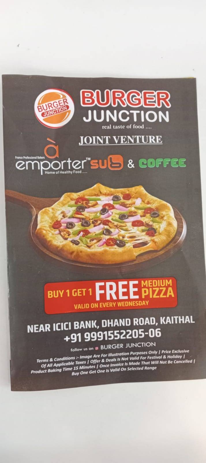 Burger Junction & Restaurant menu