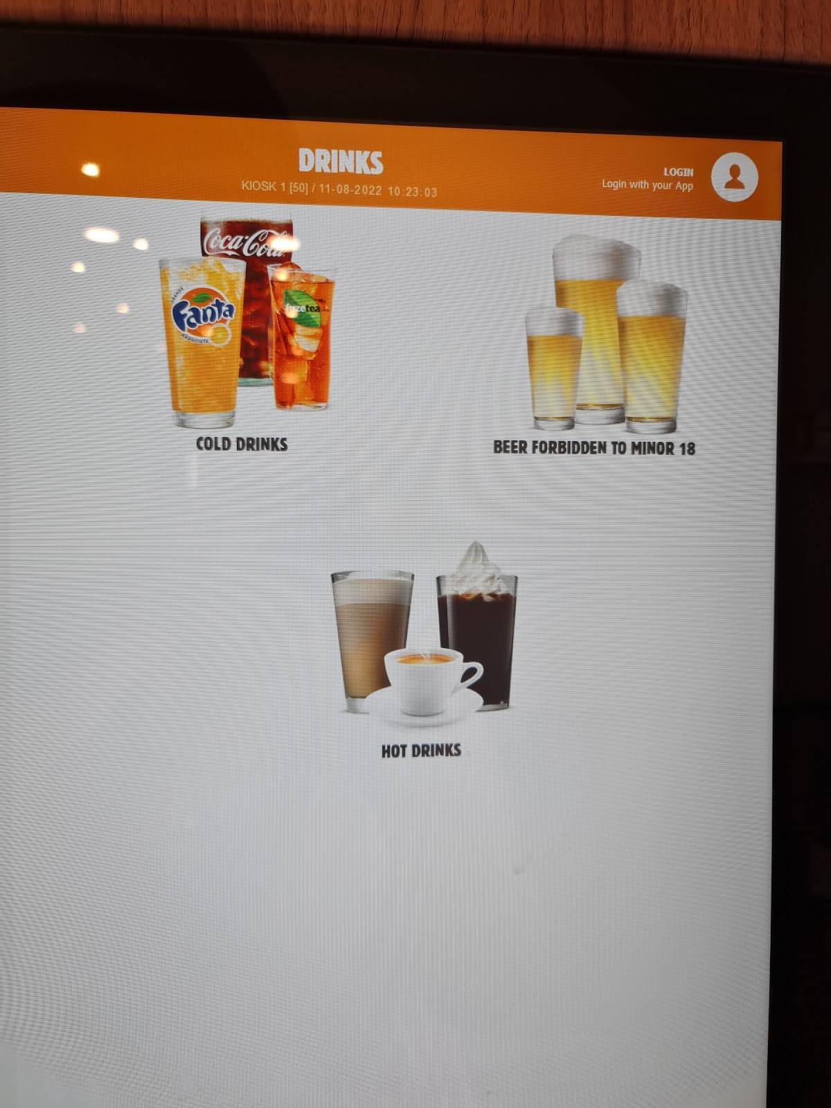 Menu de Burger King Risorgimento