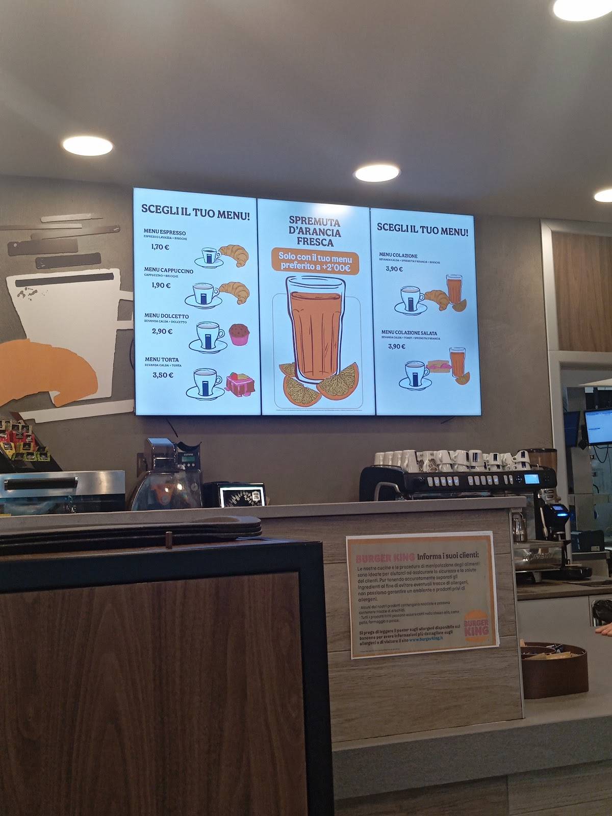Menu di Burger King - Mestre 