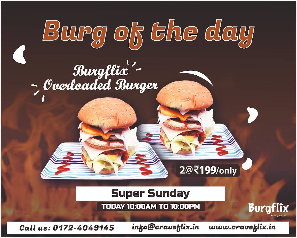 Burgflix menu