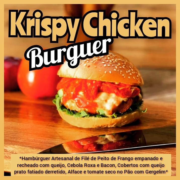 Burguer do Chef cardápio