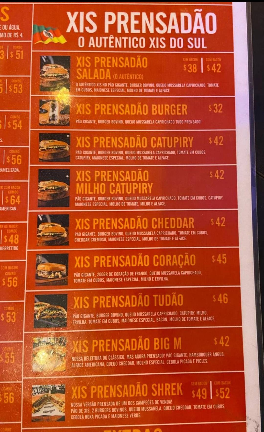 Busger - Campo Belo cardápio