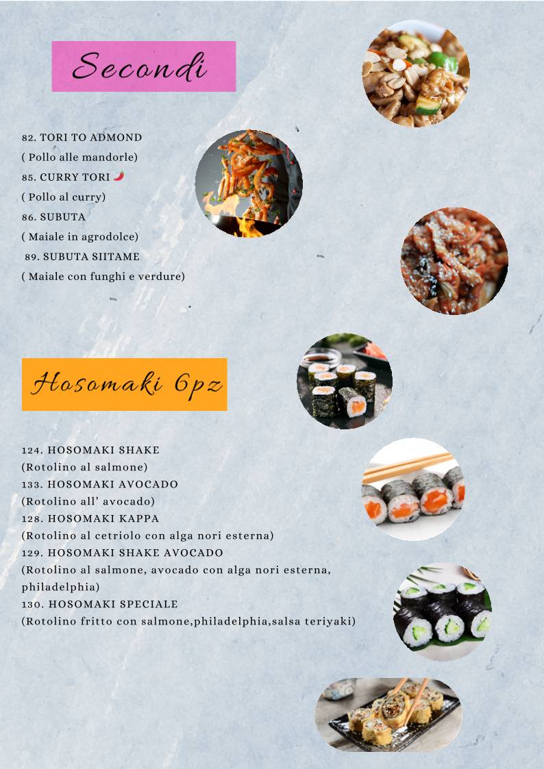 Menu di Butterfly Sushi 