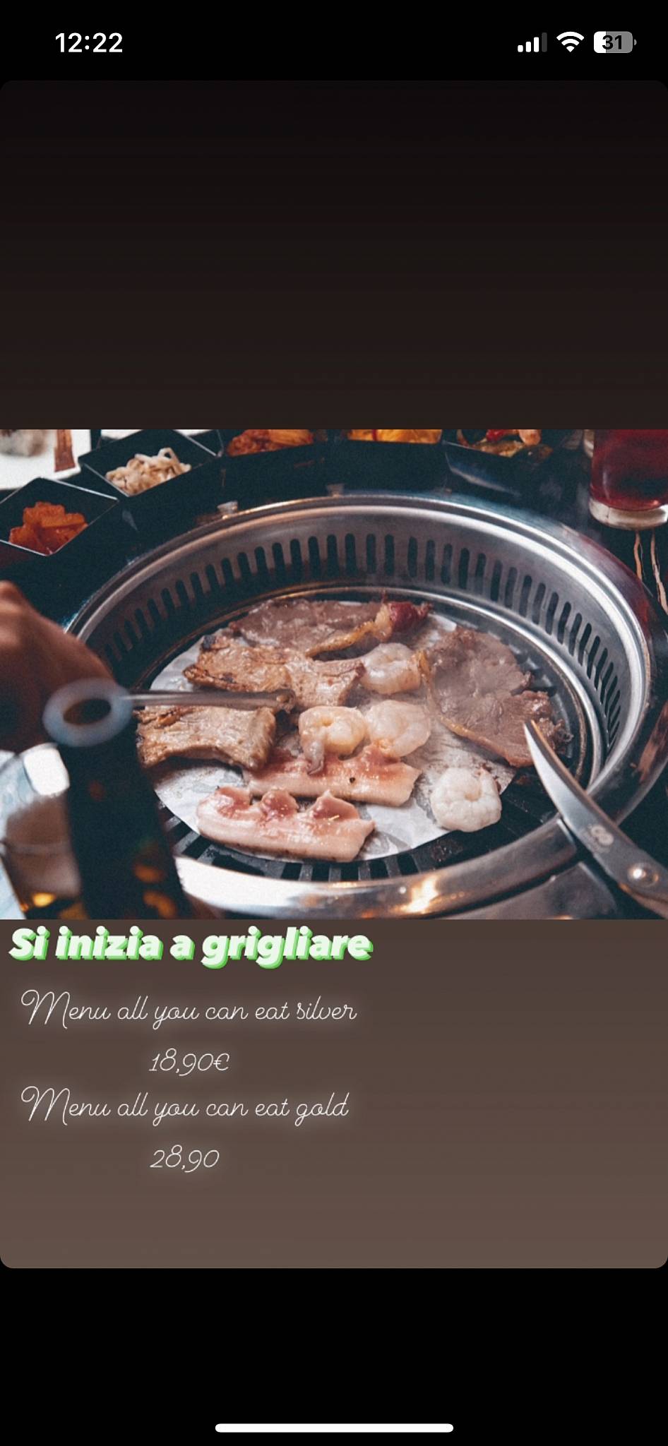 Menu di Butterfly Sushi 