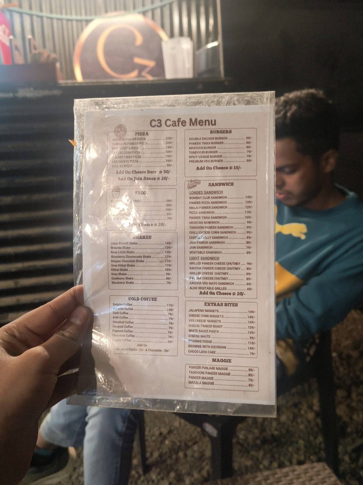 C3 Cafe menu