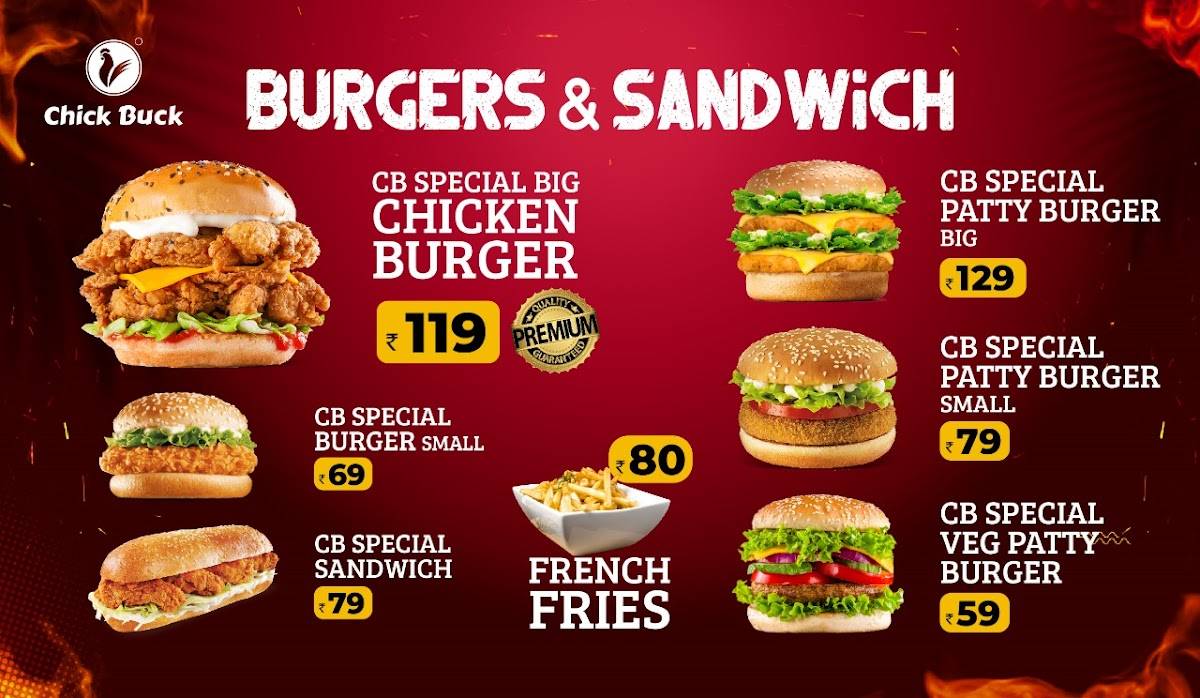 CHICK BUCK MALAPPURAM VALIYANGADI menu