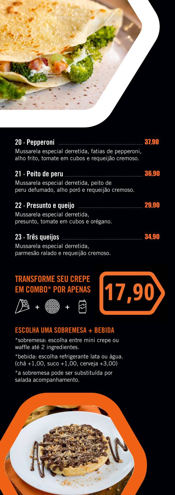 CREPERIA do Cambuí cardápio
