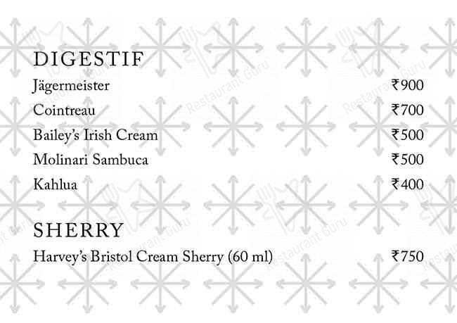 Cafe 77 East menu
