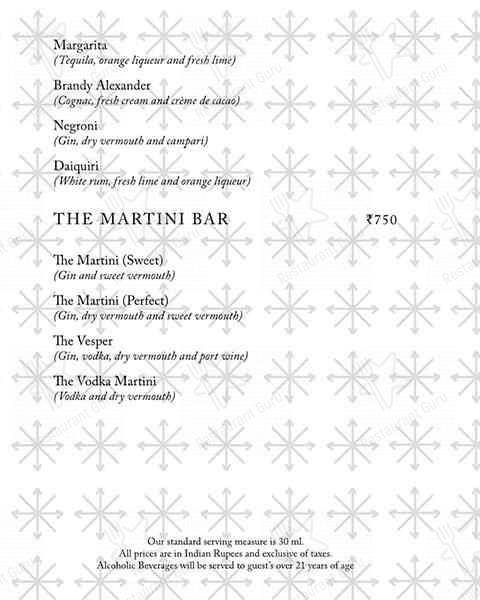 Cafe 77 East menu