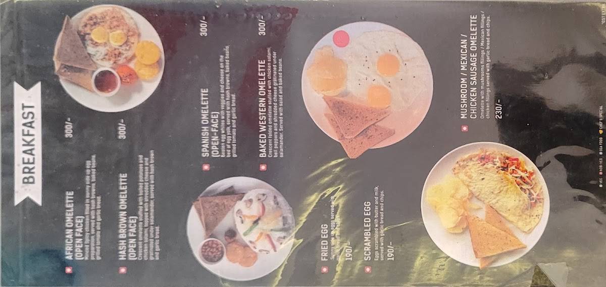 Cafe Peter Pimple Saudagar menu