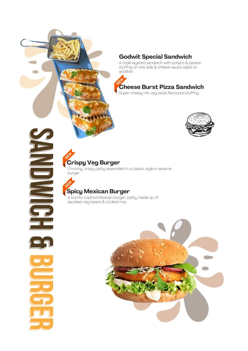 Godwit Cafe Best Cafes in Indore Best Jain food in Indore Pure Veg restaurant menu