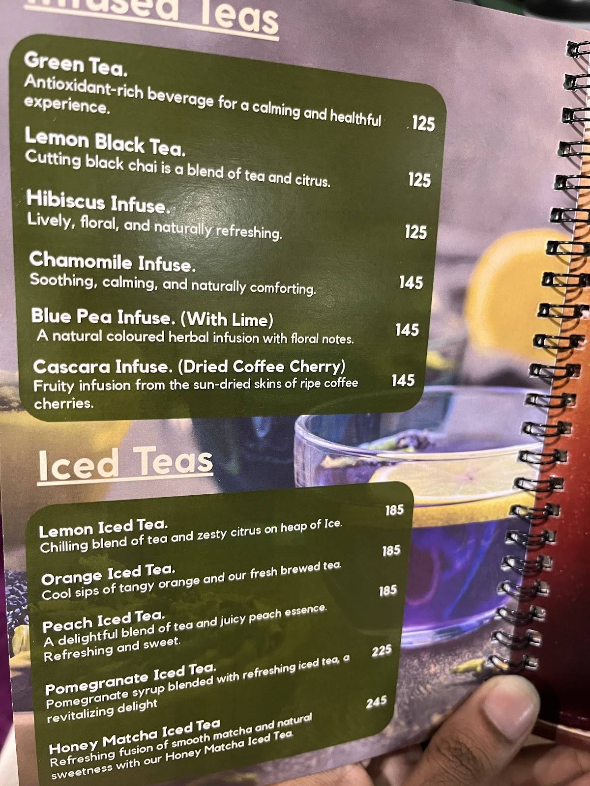 India Brew House menu