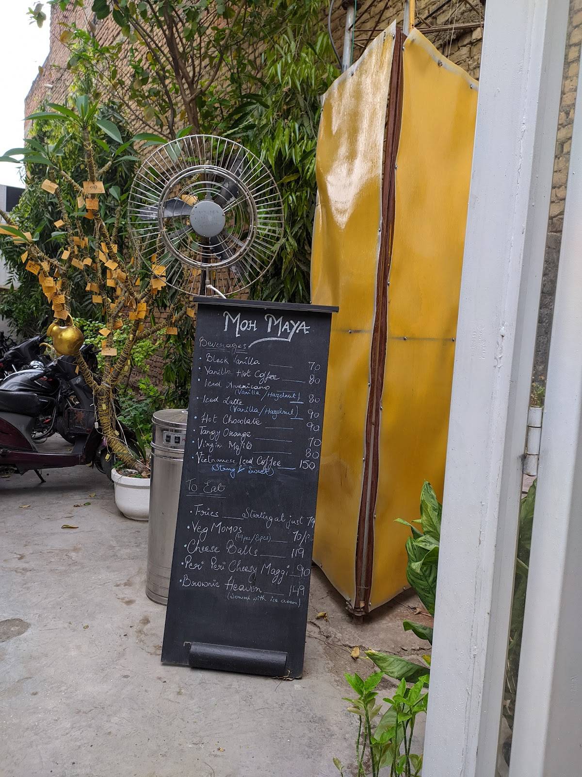 Moh Maya menu
