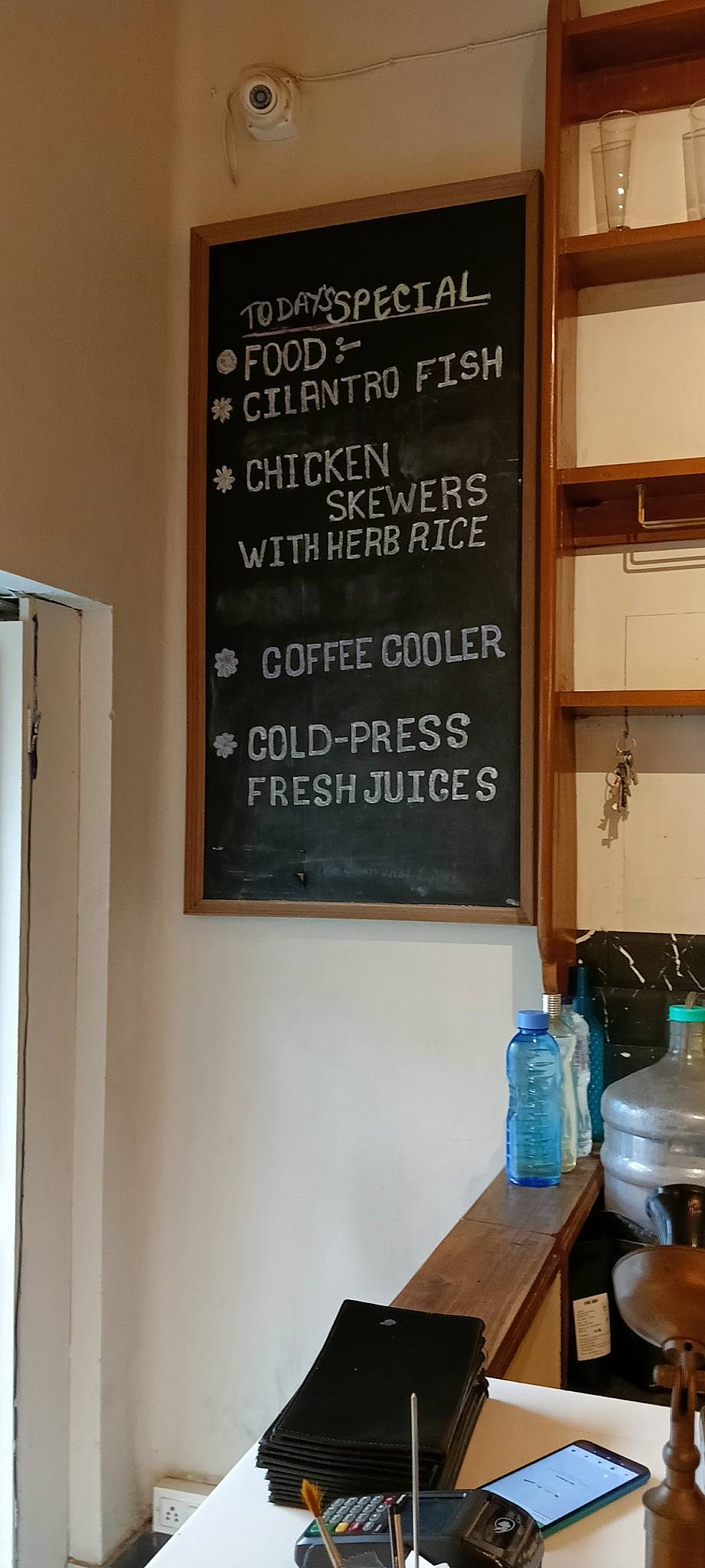 The Beanshot Cafe menu