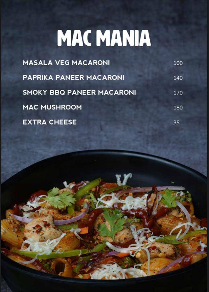 The kurtosh Vadodara menu