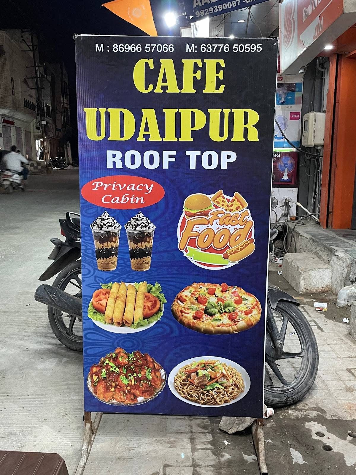 Cafe Udaipur menu