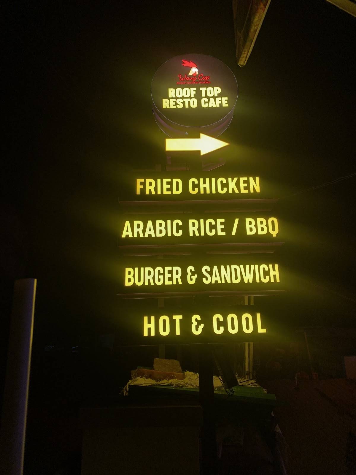Cafe Wavy Cap menu